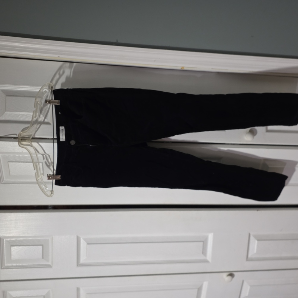 LOFT Women's Black Fine Wale Courdoury Skinny Jeans